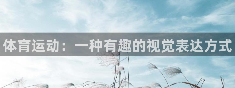 u球体育直播：体育运动：一种有趣的视觉表达方式